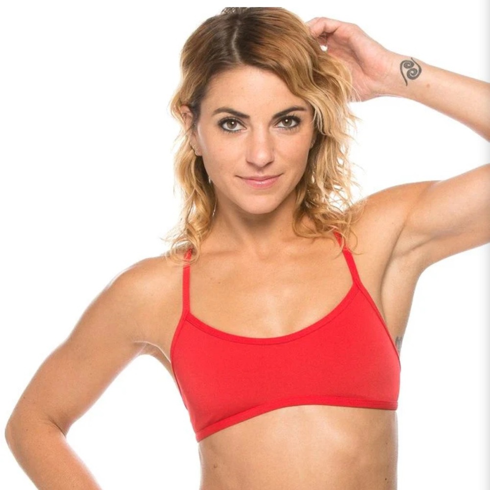 Jolyn Ryan Red Bikini Top